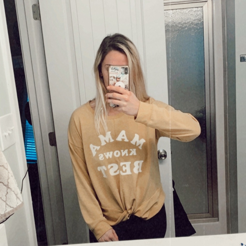 Mama knows best sweatshirt